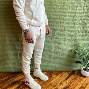 Hamid Holloman solid natural Sweatpants Size XL